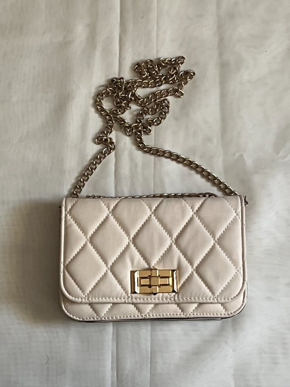 Aldo White Quilted Mini Handbag | $24.99 - Picture 2 of 5
